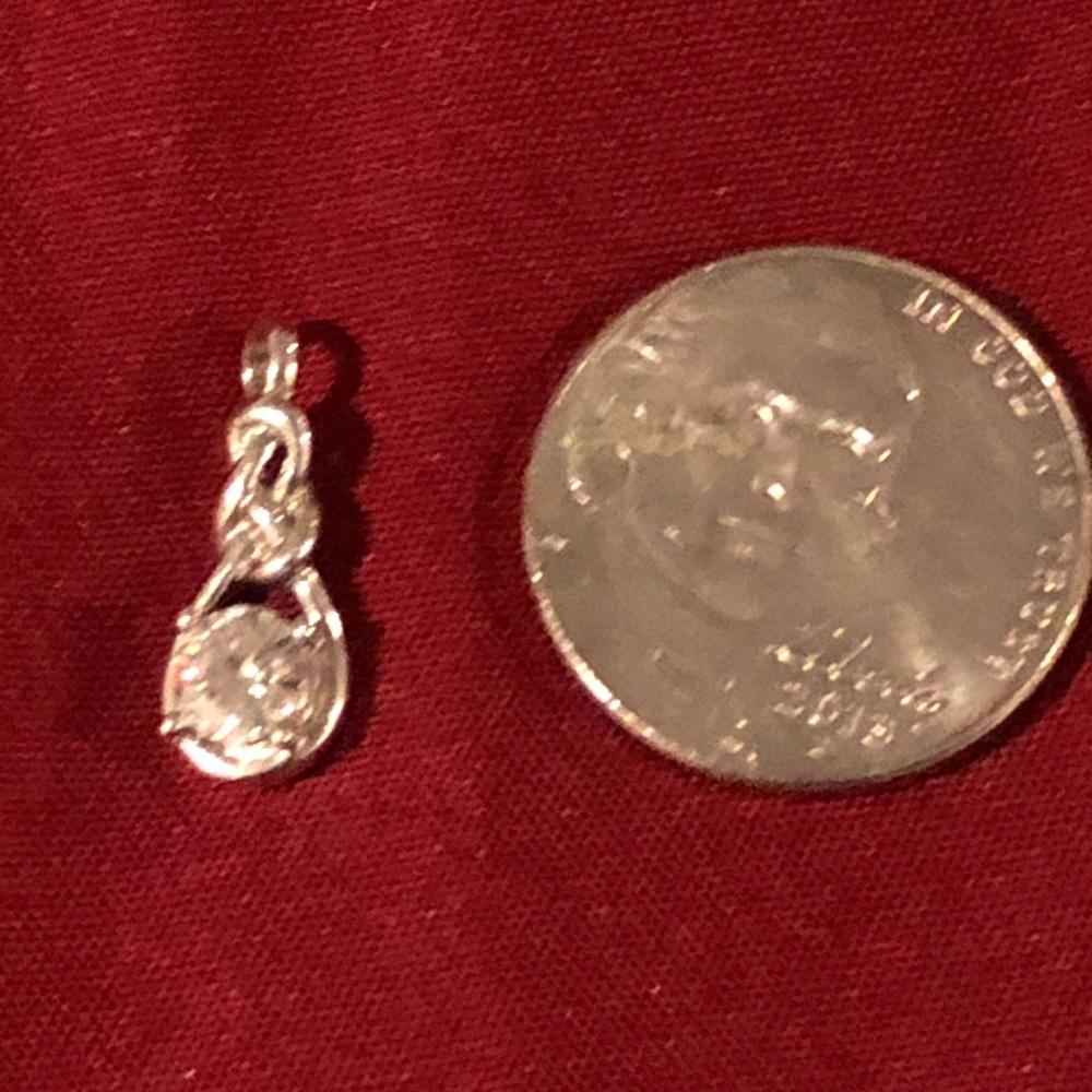 💕moissanite pendant 1/2 ct